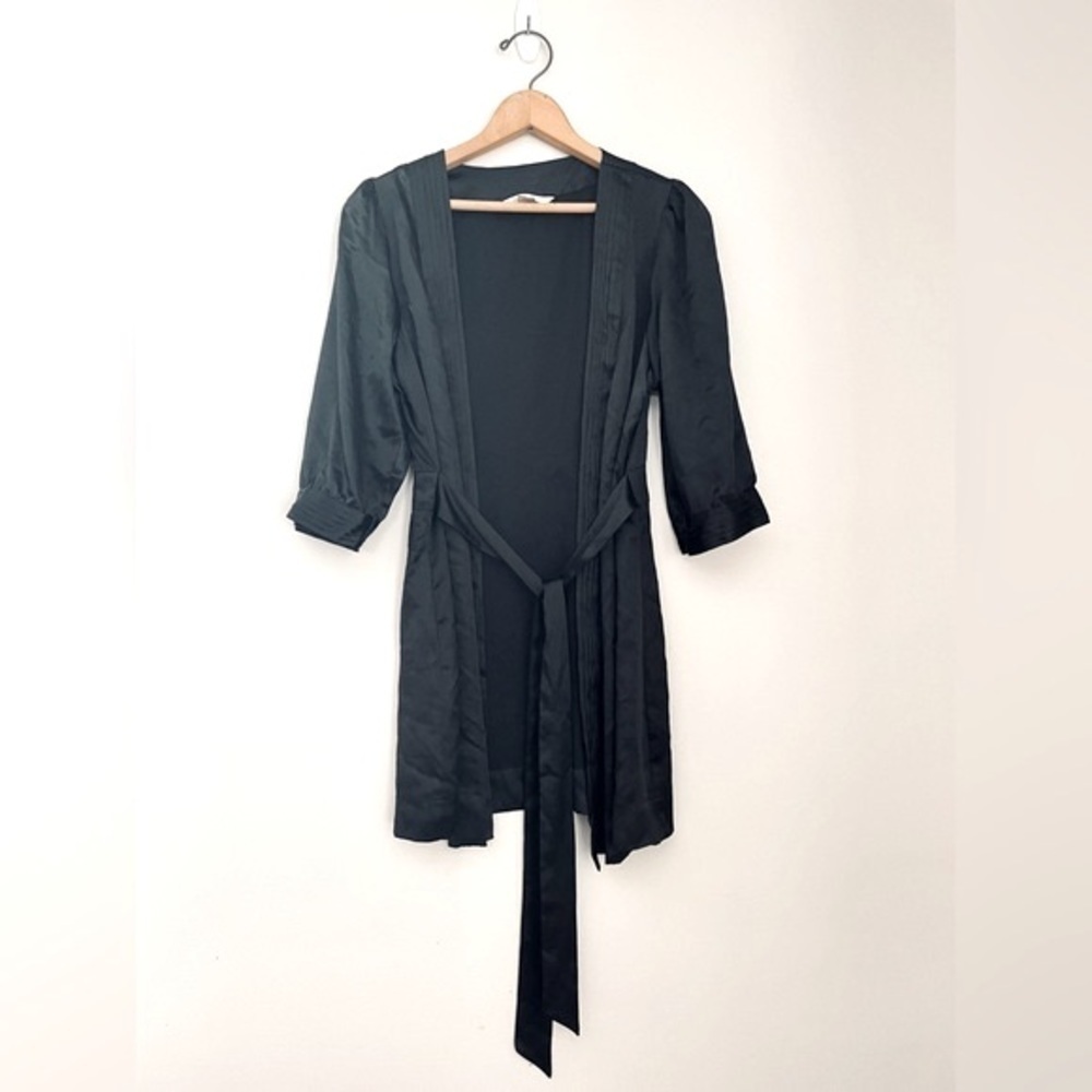 Victoria’s Secret Black Kimono Robe Small - Picture 2 of 10